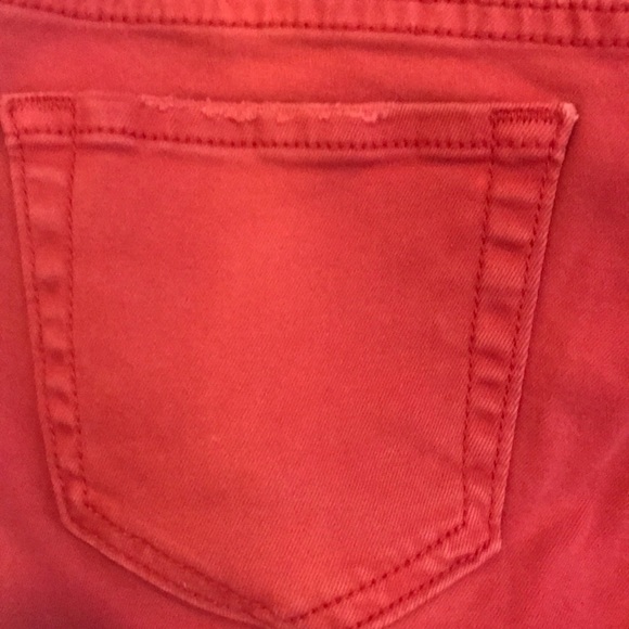 Red skinny Jeans! Size 5/6 Gently Used - Picture 3 of 5